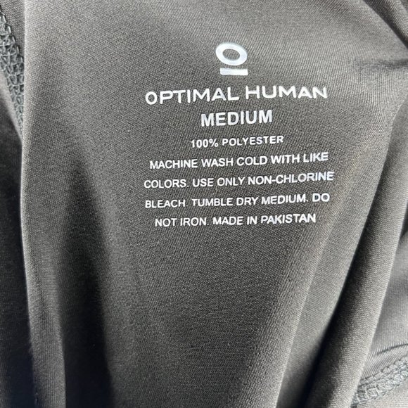 Men's Optimal Human Black Athletic Shorts with Pocket Details - M. - Picture 4 of 5